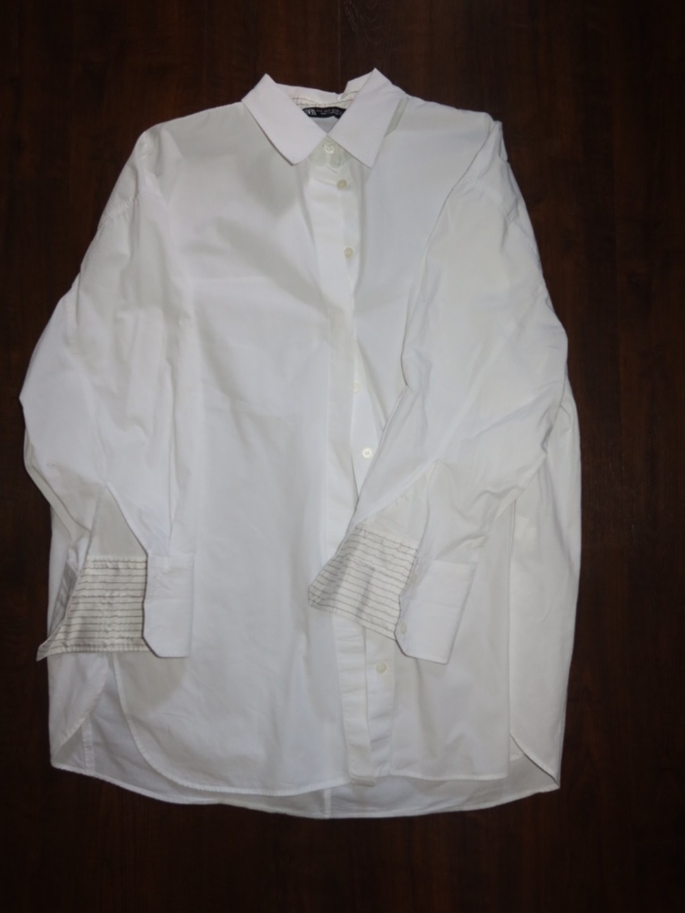 Zara Oversized White Button Up